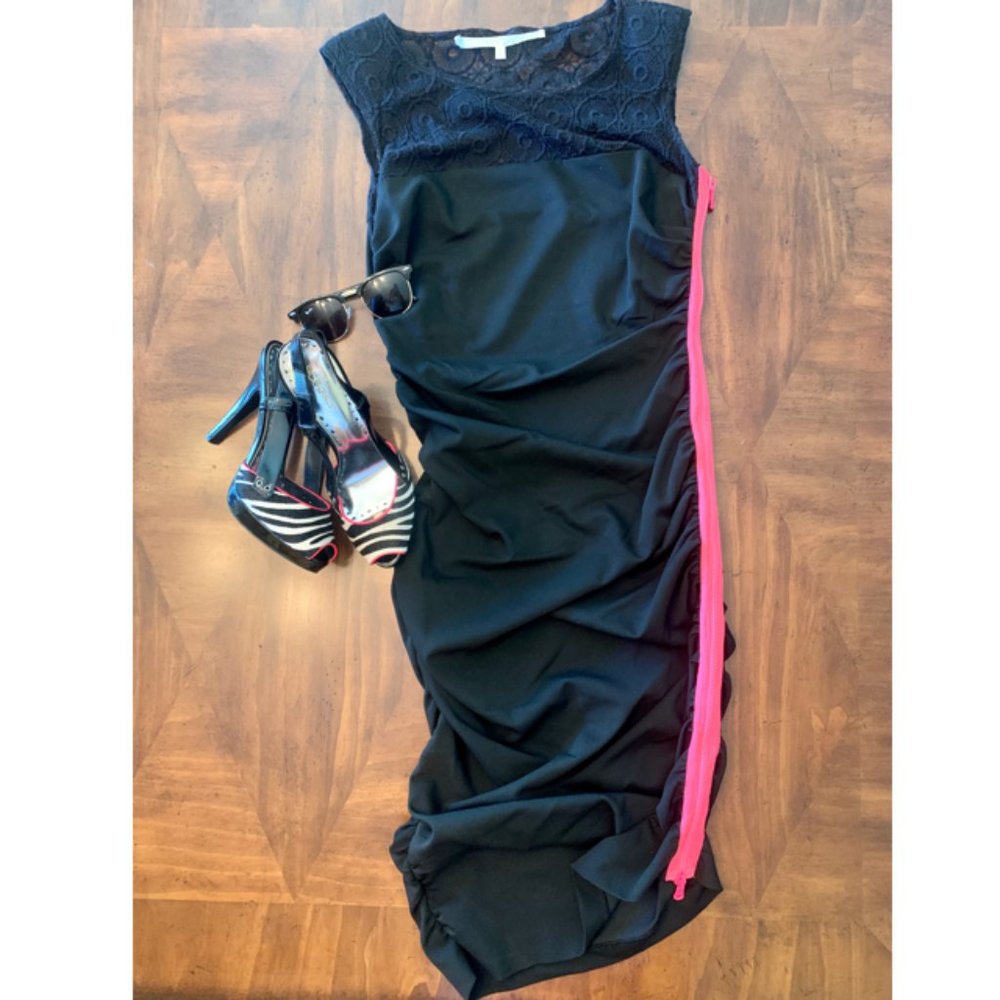 Rachel Roy Ruched Sleeveless Dress